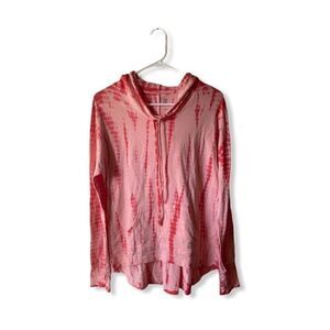 Balance Collection Pink Tie Dye Hoodie Size Small